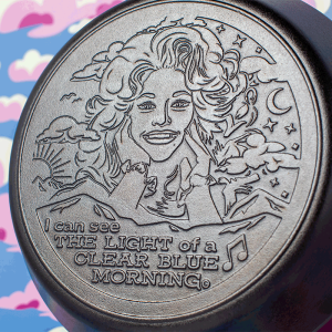 13.25 Inch Light of a Clear Blue Morning Dolly Parton Skillet