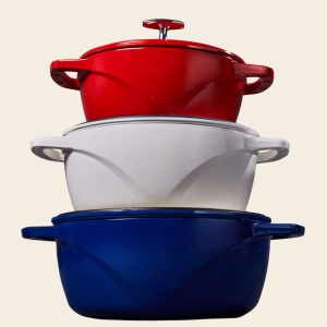 USA Enamel? Cast Iron Dutch Oven