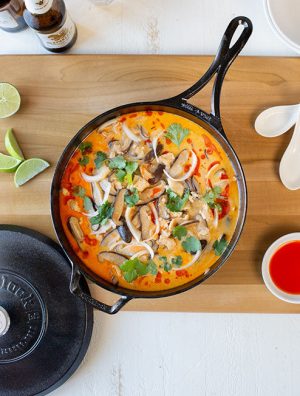 Blacklock 4 Quart Lightweight Cast Iron Deep Skillet With Lid