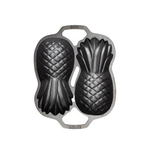Seasoned Cast Iron Pineapple Pan