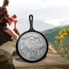 Wanderlust 10.5 Inch Cast Iron Mountain Griddle