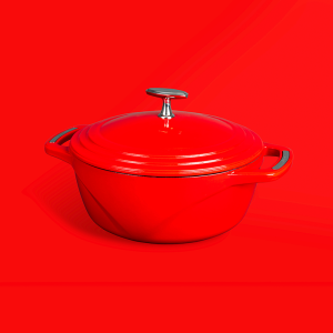 USA Enamel? Cast Iron Dutch Oven