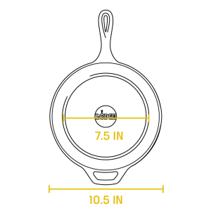 Cast Iron Deep Skillet