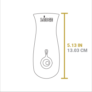 12 Inch Cast Iron Skillet with Handle Holder