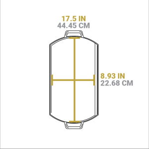 Blacklock Lightweight Cast Iron Double Burner Griddle