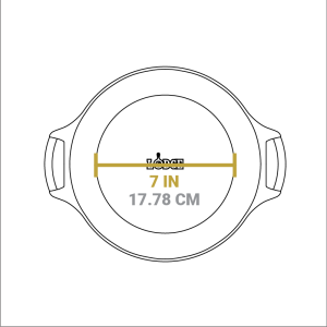 9 Inch Seasoned Cast Iron Pie Pan