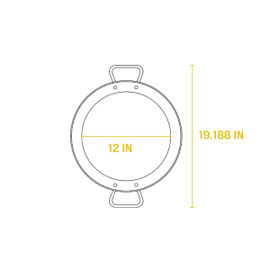 Carbon Steel Dual Handle Pan
