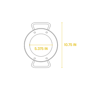 Carbon Steel Dual Handle Pan