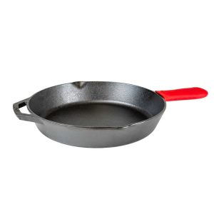 12 Inch Cast Iron Skillet with Handle Holder
