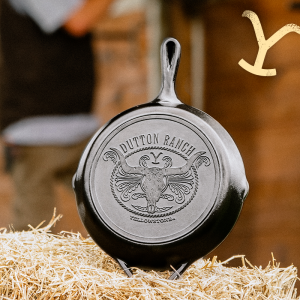 Yellowstone 12 Inch Cast Iron Steer Skillet
