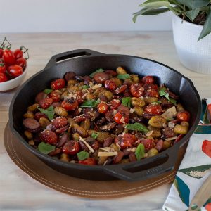 Cast Iron Dual-Handle Pan