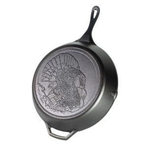 Wildlife Series? 13.25 Inch Cast Iron Turkey Skillet