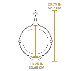 Wildlife Series? 13.25 Inch Cast Iron Turkey Skillet