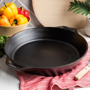 Cast Iron Dual-Handle Pan