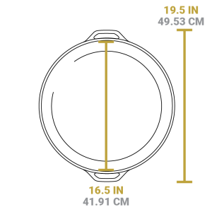 Yellowstone? 17 Inch Seasoned Cast Iron So Wild. So Angry Dual Handle Pan