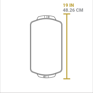19 x 9.5 Inch Seasoned Cast Iron Reversible Grill/Griddle
