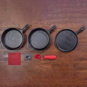 Essential Seasoned Cast Iron Pan Set