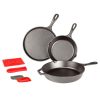 Essential Seasoned Cast Iron Skillet Set