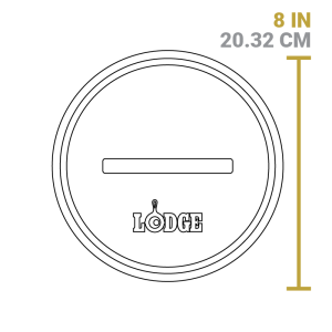 Seasoned Cast Iron Round Grill Press