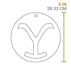 Yellowstone? 8 Inch Seasoned Cast Iron Power Y Trivet