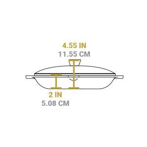 Chef Collection 12 Inch Cast Iron Everyday Pan?