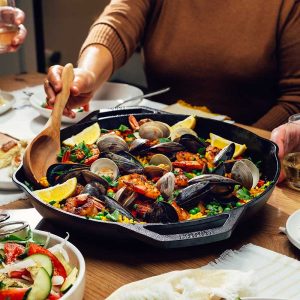 Chef Collection 14 Inch Dual Handle Skillet