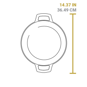 Chef Collection 6 Quart Double Dutch Oven