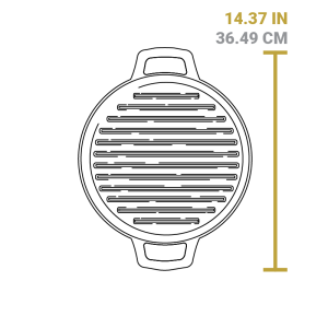 Chef Collection 6 Quart Double Dutch Oven