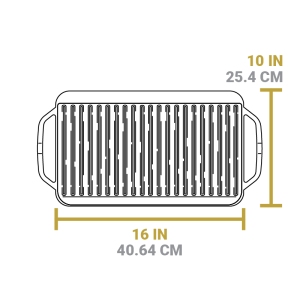 Chef Collection Reversible Grill/Griddle