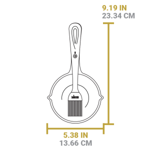 Cast Iron Melting Pot and Silicone Brush