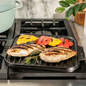 10.5 Inch Single Burner Reversible Grill/Griddle