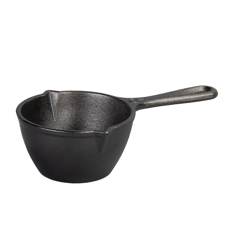 Seasoned Cast Iron Melting Pot