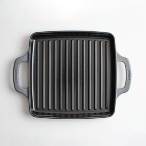 USA Enamel 11 Inch Enameled Cast Iron Grill Pan