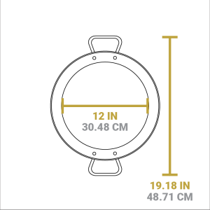 Carbon Steel Dual Handle Pan