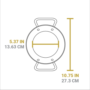 Carbon Steel Dual Handle Pan