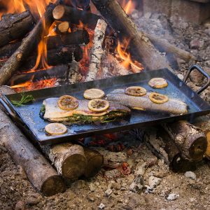 18 x 10 Inch Seasoned Carbon Steel Griddle?