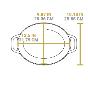 Essential Enamel Oval Dutch Oven