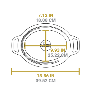 Essential Enamel Oval Dutch Oven