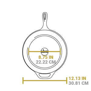 Cast Iron Covered Deep Skillet