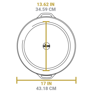 Cast Iron Dual-Handle Pan