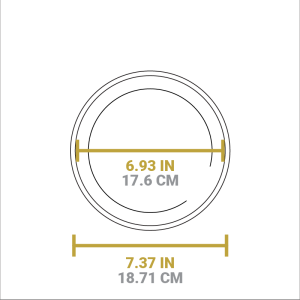 Round Serving Griddle