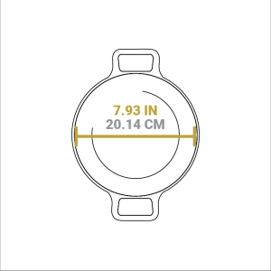 Cast Iron Dual-Handle Pan