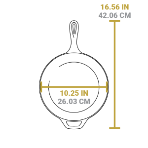 Cast Iron Covered Deep Skillet