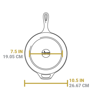 Cast Iron Deep Skillet