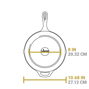 Round Cast Iron Grill Pan