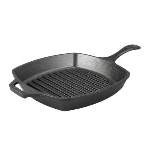 Yellowstone? 10.5 Inch Square Seasoned Cast Iron Cowboy Grill Pan