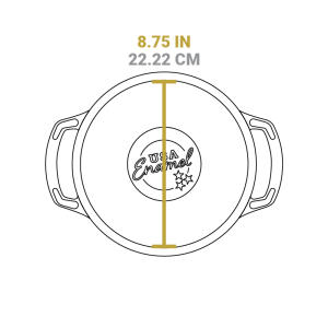 USA Enamel? Cast Iron Dutch Oven